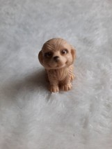 Barbie Mattel Brown Puppy Dog Replacement Dollhouse Miniature Decor Pet Animal  - £3.18 GBP