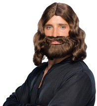 Morris Costumes Biblical Beard &amp; Wig Brown - £85.49 GBP