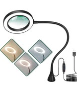 Soldering Magnifying Glass Helping Hands Magnifier, Magnetic Magnifier L... - $783.73 MXN