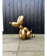 Poop Balloon Dog Sculpture | Unique Collectible Gift for Art and Dog Lov... - $29.99