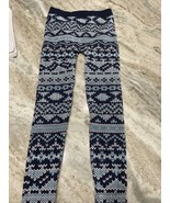 Green Soda girls size 7/10 blue leggings - $15.72