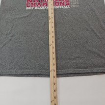 Gildan Heavy Cotton Crimson Tide National Champions Men's Gray Graphic T-Shirt L image 13