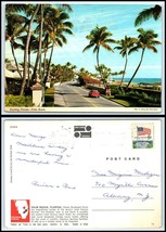 FLORIDA Postcard - Palm Beach, Ocean Boulevard GG5 - £2.32 GBP