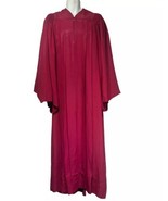 vintage er moore co burgundy choir pulpit gown - $64.34