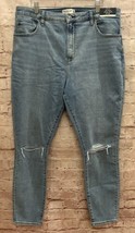 Abercrombie &amp; Finch Jeans Curve Love The Super Skinny Ankle High Rise Sz 34 18L - £66.39 GBP