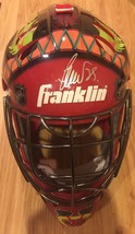 RARE Chicago Blackhawks CRISTOBOL HUET Signed Auto Goalie Mask/ Helmet - $197.99