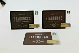 Starbucks Coffee Company Gift Card 2015 Est &#39;71 Card Seattle Coffee Zero Balance - £12.17 GBP