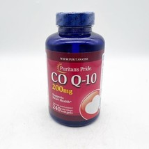 Puritan&#39;S Pride Coq10 200Mg, Heart Health, 240 Rapid Release Softgels Exp 6/25 - £27.86 GBP