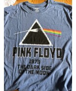 New Official Licensed T-Shirt Large Pink Floyd Dark Side of Moon 1973 - $382.60 MXN