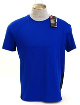 Under Armour Blue UA Coolswitch Short Sleeve Running Shirt Men&#39;s NWT - £47.81 GBP