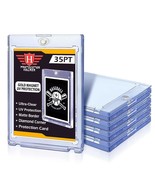 5 Ct Magnetic Card Holders For Trading Cards, 35 Pt Hard Cards Sleeves C... - £14.15 GBP