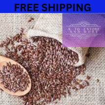 Organic High quality Flax Seed Whole Brown Grain linseeds 100 gram بذر ا... - $10.35
