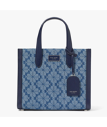 Kate Spade Spade Flower Jacquard Denim Manhattan Small Tote Crossbody ~NWT~ - $245.03