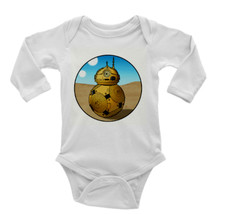 BB8 Unisex Onesie, Long or Short Sleeves White - £17.52 GBP