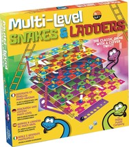 Multi-Level Snakes &amp; Ladders - a colorful modern take on a classic game - £31.64 GBP