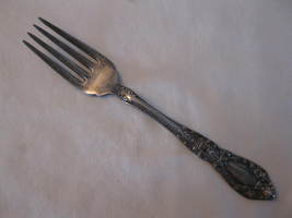 Gorham 1977 Queen&#39;s Grace Pattern Silver Plated 6.5&quot; Salad Fork #2 - £9.74 GBP