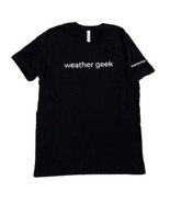 Canvas Men&#39;s Black Weather Geek Short Sleeve T-Shirt Size 2XL - £10.06 GBP