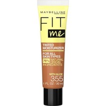 Maybelline Fit Me Tinted Moisturizer Natural Coverage, Face Makeup, 355, 1 Count - $7.95