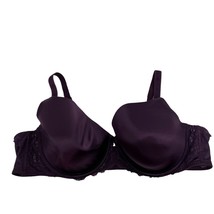 Torrid Curve Size 44C Perfect T-shirt Bra Underwire Satin Purple Full Coverage - $18.68