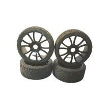4 1/8 Buggy, Truck, Car  Black Wheels Tires 17mm Hex - €9,44 EUR
