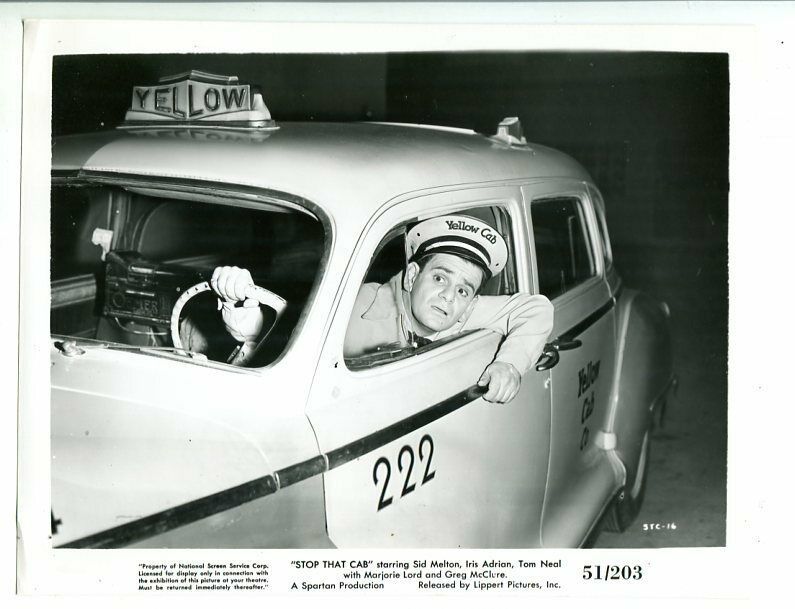 Primary image for STOP THAT CAB-8X10-PROMO STILL-SID MELTON-COMEDY-1951 FN/VF