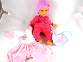 Corolle Baby Doll 12" 13" Soft Bean Bag Baby Doll Sleep Eyes - $24.74