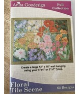 Floral Tile Scene Anita Goodesign Embroidery Machine Designs CD Full Col... - £16.98 GBP