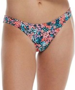 $54 Body Glove Coral Floral Amy Flirty Surf Rider Bikini Bottoms Multi S... - €28,12 EUR