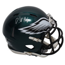 Devonta Smith Autographed Philadelphia Eagles Speed Mini Helmet Fanatics - £161.91 GBP
