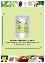 So Sweet Stevia Spoonable  250gm Sugar Free Natural Zero Calorie Sweetener - £20.10 GBP