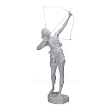 Artemis Diana With Bow Greek Roman Goddess Large Statue Sculpture Cast Marble - £171.82 GBP