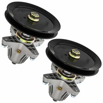 Spindle Assembly 2PK Fits Troy Bilt Fits Toro 618-05078 918-05078A Pulley 6.5&quot; - £119.43 GBP