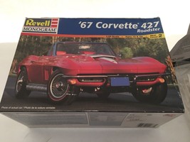 Revell 1:25 67 Corvette 427 Roadster Model Car Kit # 85-2968 Open Box New Inside - £30.37 GBP
