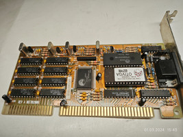 1991 ISA VGA CARD OAK TECHNOLOGY OTIVGA OTI037C FCC 37162009 256 KB RAM - $44.35