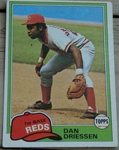 Dan Driessen, Reds,  1980  #655 Topps Baseball Card,  GOOD CONDITION - £0.78 GBP