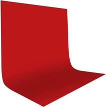 6x9ft Red Backdrop Red Photo Backdrop Solid Color Red Background Screen ... - £30.01 GBP