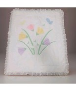 Vintage Glenna Jean Eyelet Applique Quilt Blanket &amp; Headboard Cushion w/... - $4,704.19 MXN