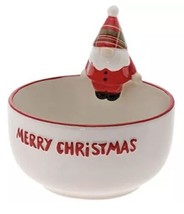 Small Serving Bowl  5.5&quot; - Wallace Plaid Gnome Boston International New - $262.48 MXN