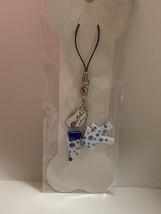 Blue Dalmatian mobile phone strap  - $25.21