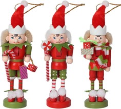 Nutcracker Figures Christmas Decoration Figurine Collection Holiday House Wood O - $60.54