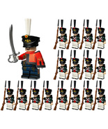Napoleonic Wars Russia Foot Guards Officers Army 21 Minifigures Lot - $611.75 MXN