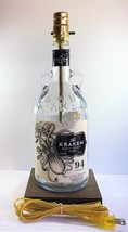 KRAKEN RUM Large 1.75L Liquor Bar Bottle TABLE LAMP Lounge Light with Wo... - £43.54 GBP