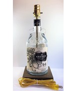 KRAKEN RUM Large 1.75L Liquor Bar Bottle TABLE LAMP Lounge Light with Wo... - £44.03 GBP