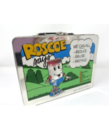 Rare Vintage 1990&#39;s Roscoe Says Steel Can Recyling Metal Lunch Box - €16,29 EUR