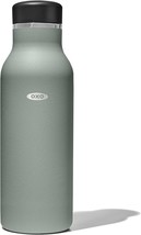OXO Insulated Water Bottle with Standard Lid, 16 oz, Jade - £13.27 GBP