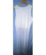 Nwot Womens White Shirt Top Blouse Fringe Crop Top Low $$ - $313.96 MXN
