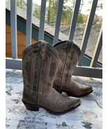 NWT Laredo Distressed Cowboy Boots Men’s Size 9 - $140.43 CAD