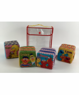 Sesame Street Soft Play Book Set Cookie Monster Zoe Elmo Ernie Bert Vint... - €28,10 EUR