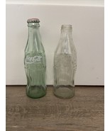 Vtg Empty Bottles Of 1986 Coca Cola Classic 8 Fl Oz &amp; 1979 Coke 10 Fl Oz - €10,49 EUR