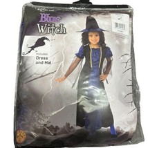 Rubies Halloween Fairytale Blue Witch Costume Girls Halloween Dress Small 4-6 - £11.23 GBP